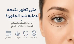 متى تظهر نتيجة عملية شد الجفون