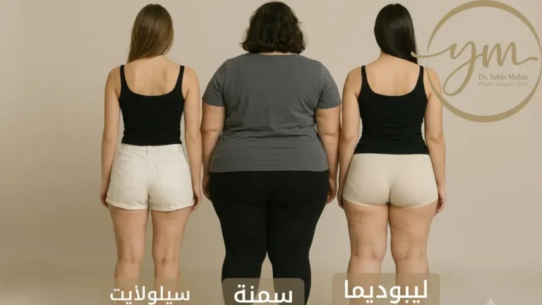 الفرق بين مرض الليبيديما​ والسمنة والسيلوليت - د. يحيي مكين